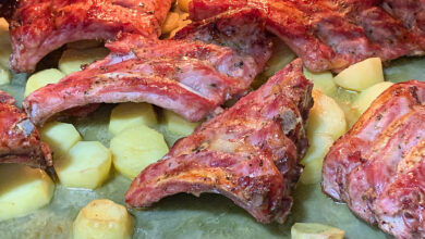 Costillar de Cerdo al Horno con Patatas