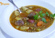 Lentejas con Chorizo y Castañas