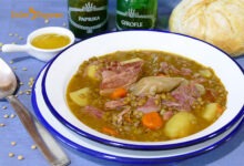 Lentejas con Panceta y Codillo de Cerdo