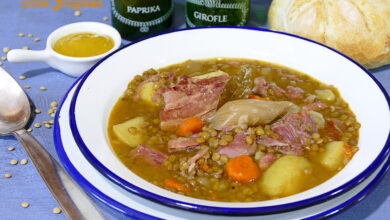 Lentejas con Panceta y Codillo de Cerdo