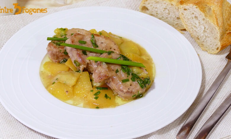 Solomillo de Cerdo en Salsa de Manzana al Jerez