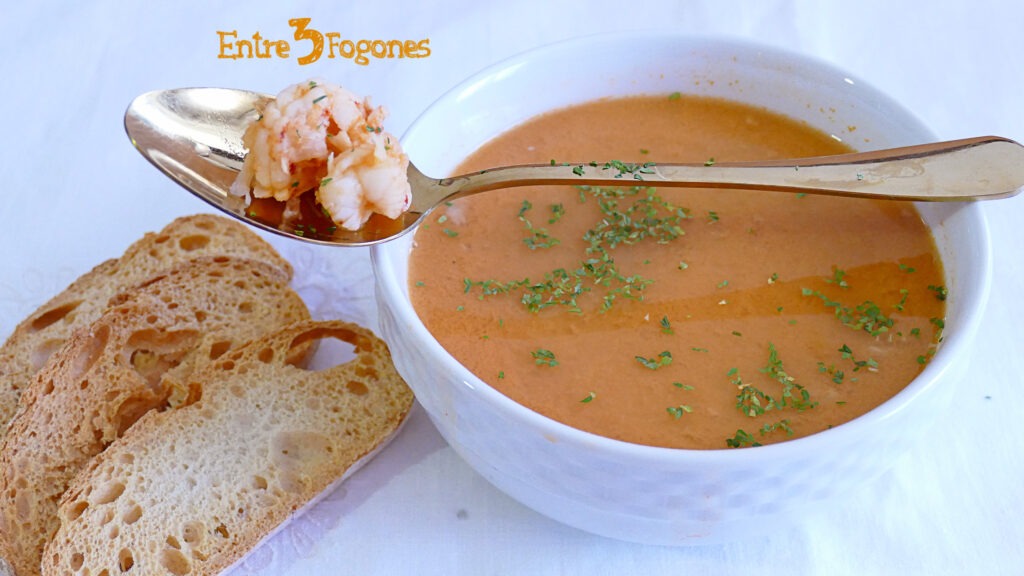 Sopa de Merluza con Gambas con Cook Expert