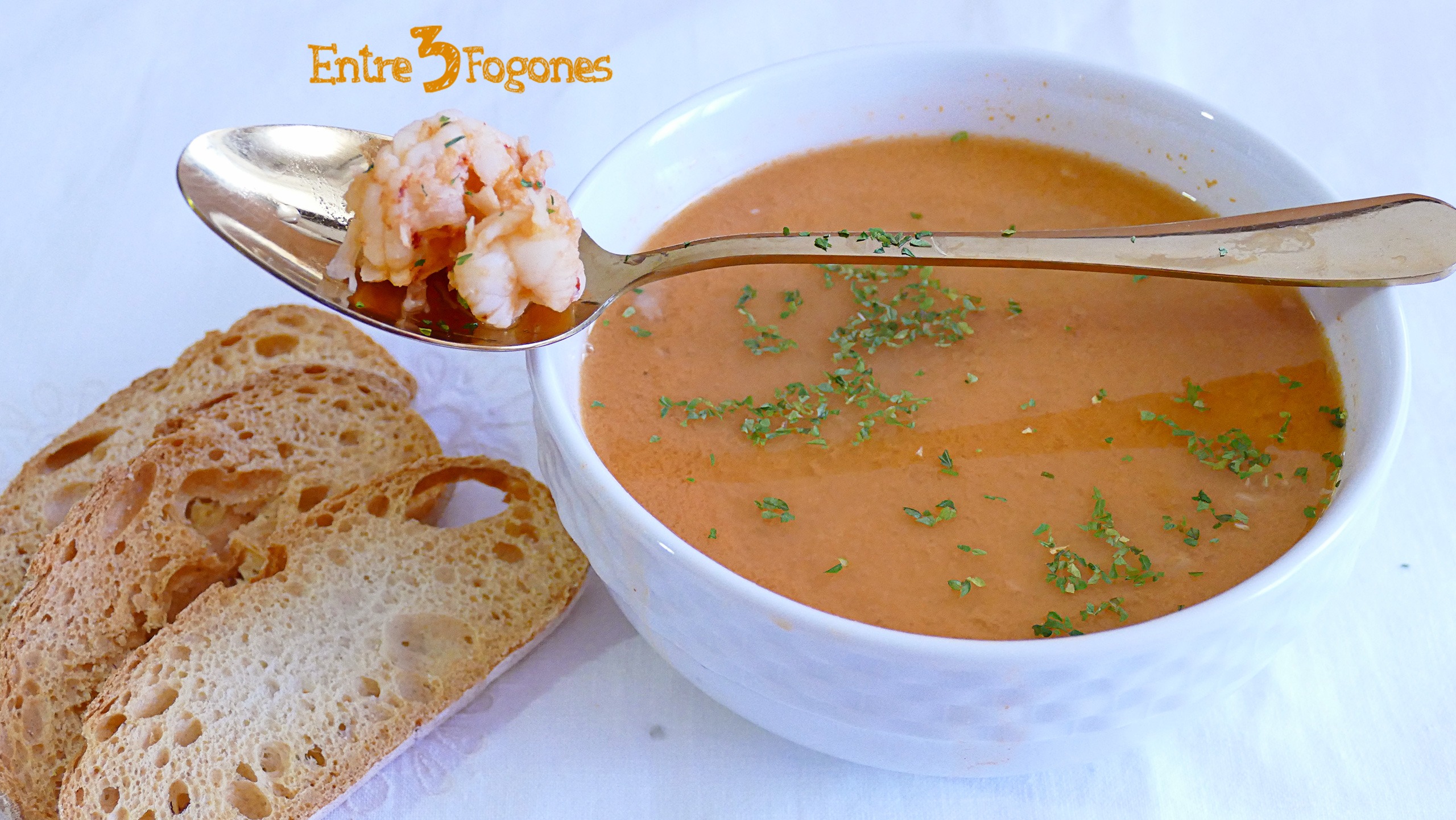 Sopa de Merluza con Gambas con Cook Expert