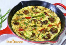 Frittata al Horno de Verduras con Setas