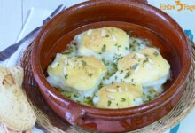 Bacalao Gratinado con Mayonesa de Ajo