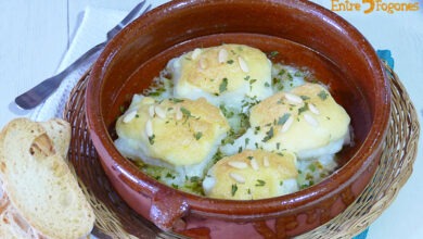 Bacalao Gratinado con Mayonesa de Ajo