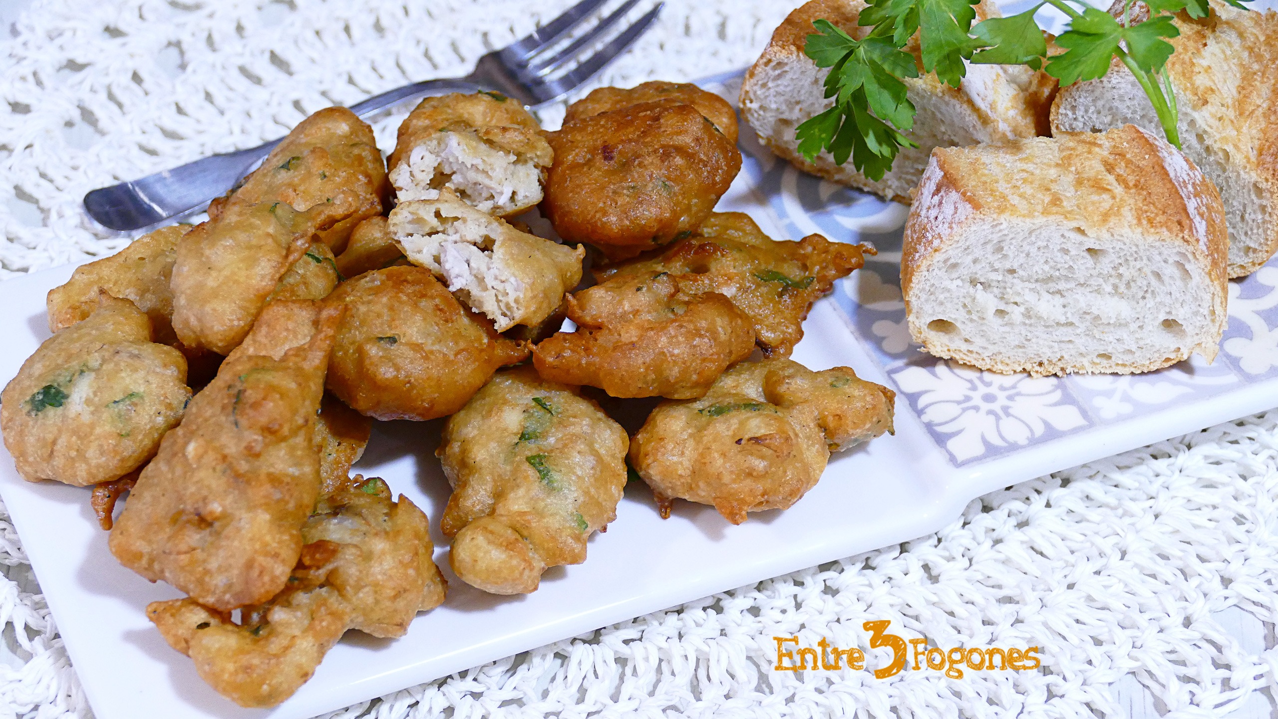 Receta Buñuelos de Sesos de Cordero Receta Buñuelos de Sesos de Cordero