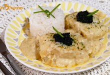 Lomos de Bacalao en Salsa Blanca