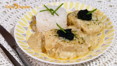 Lomos de Bacalao en Salsa Blanca