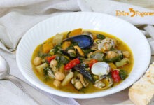 Potaje Marinero con Garbanzos y Espinacas
