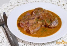 Ossobuco de Cerdo en Salsa de Setas