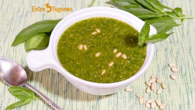 Pesto Clásico de Albahaca y Piñones