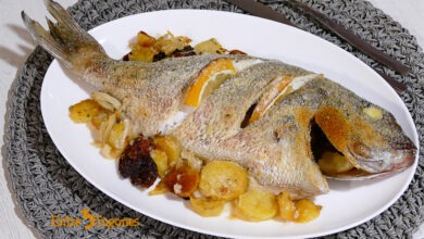Sargo al Horno con Patatas