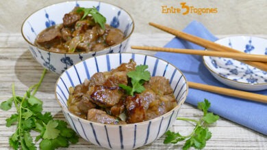 Ternera con Cebolla al Estilo Chino