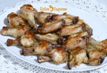 Alitas de Pollo Fritas y Crujientes