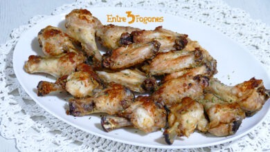 Alitas de Pollo Fritas y Crujientes