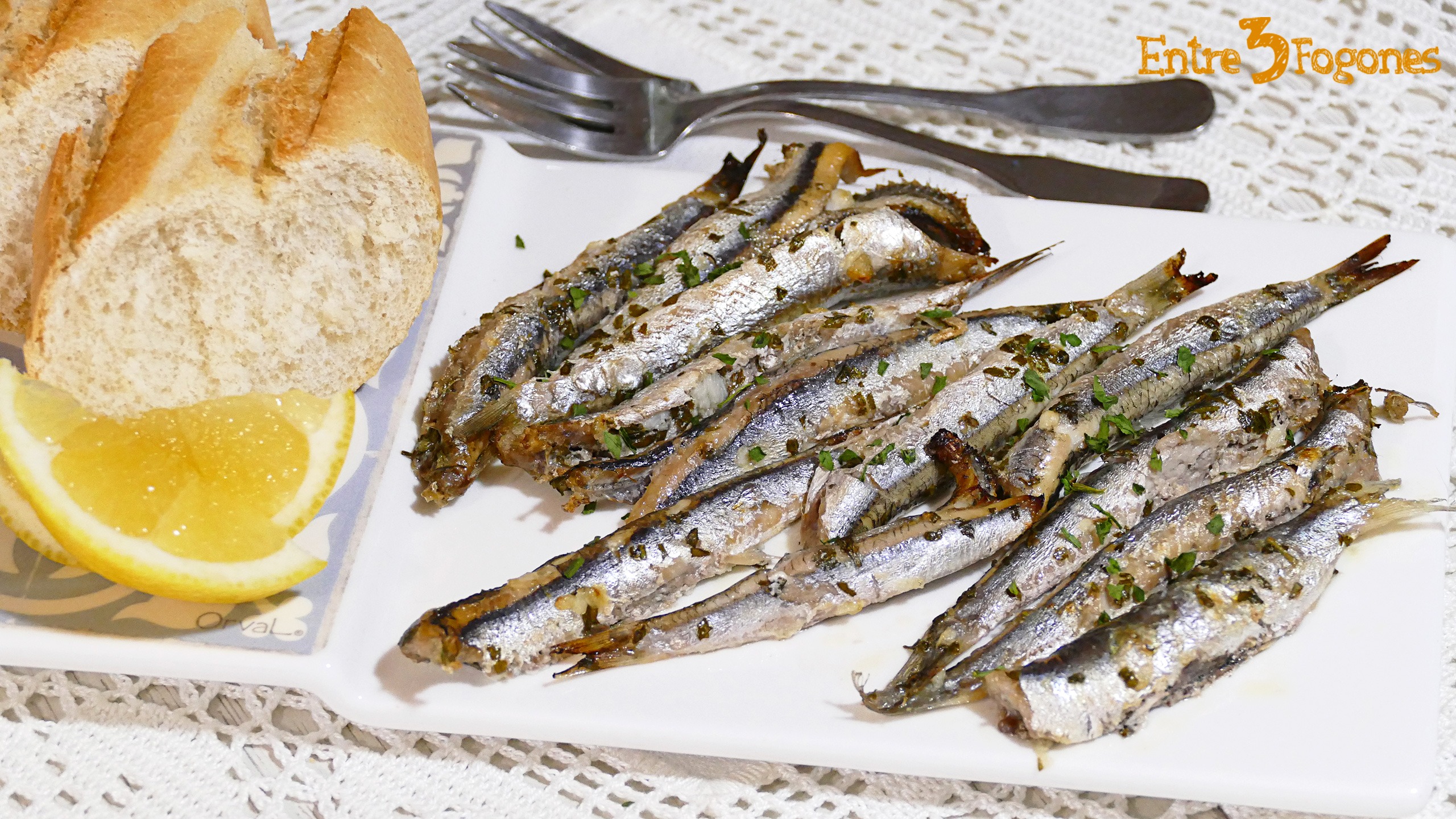 Boquerones al Limón en Airfryer