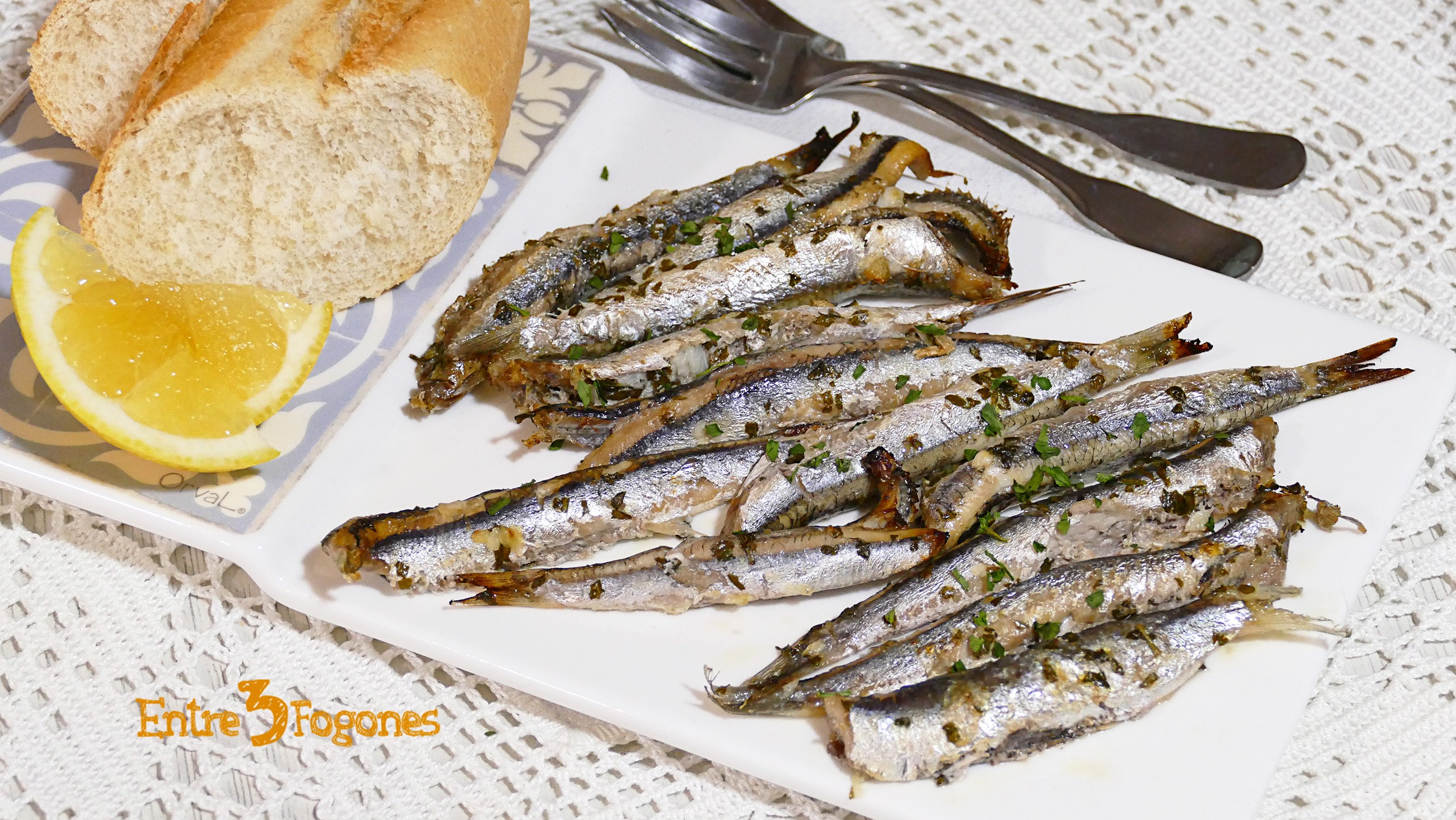 Boquerones al Limón en Freidora de Aire