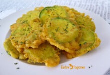 Calabacín en Tempura de Cúrcuma