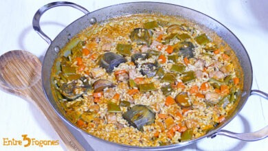Arroz con Secreto y Verduras