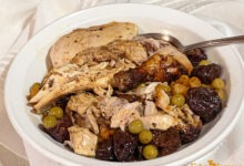 Pollo Entero y Relleno Asado en Freidora de Aire
