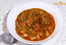 Arroz Caldoso con Sepia y Gambones