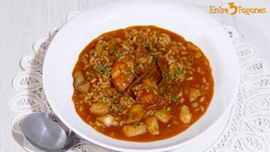 Arroz Caldoso con Sepia y Gambones