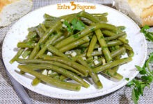 Judías Verdes Salteadas con Ajo y Perejil