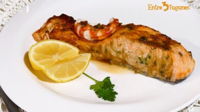 Lomos de Salmón a la Mostaza en Freidora de Aire