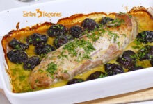 Solomillo de Cerdo a la Mostaza y Miel con Ciruelas