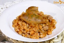 Arroz con Manitas de Cerdo y Foie