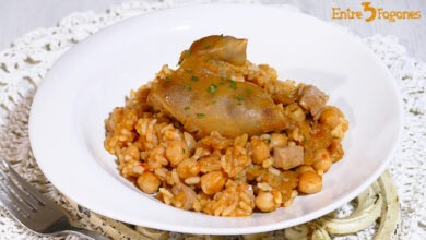 Arroz con Manitas de Cerdo y Foie