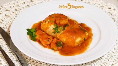 Merluza en Salsa de Gambas