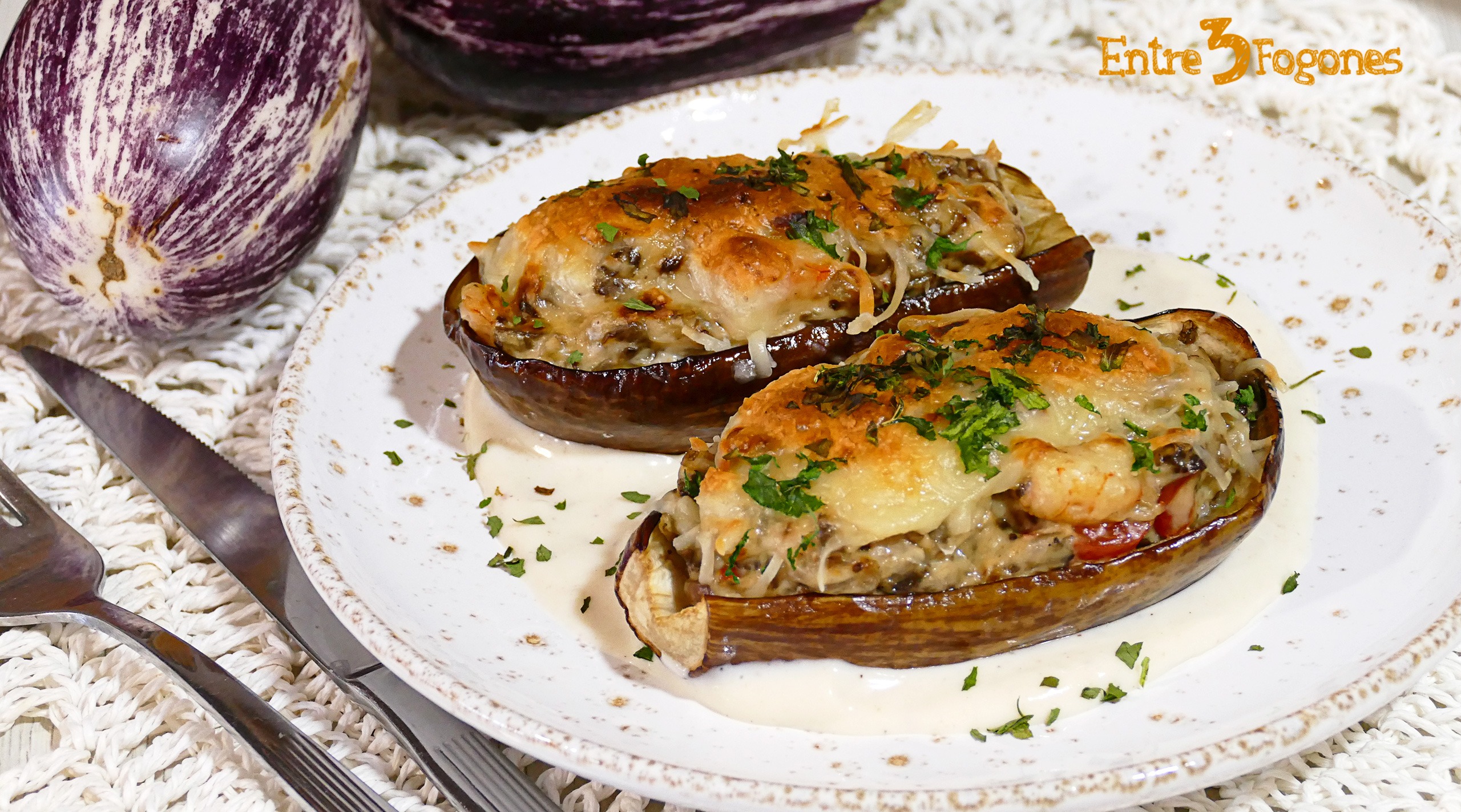 Berenjenas Rellenas de Verduras Berenjenas Rellenas de Verduras