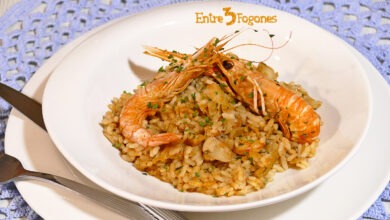 Arroz con Bacalao y Gambas