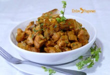 Dados de Pollo Agridulce al Tomillo Limonero