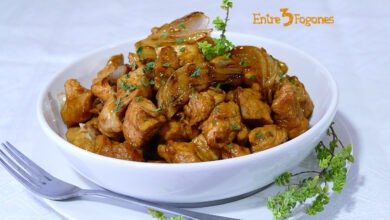 Dados de Pollo Agridulce al Tomillo Limonero