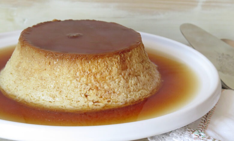 Flan de Huevo en Olla Express