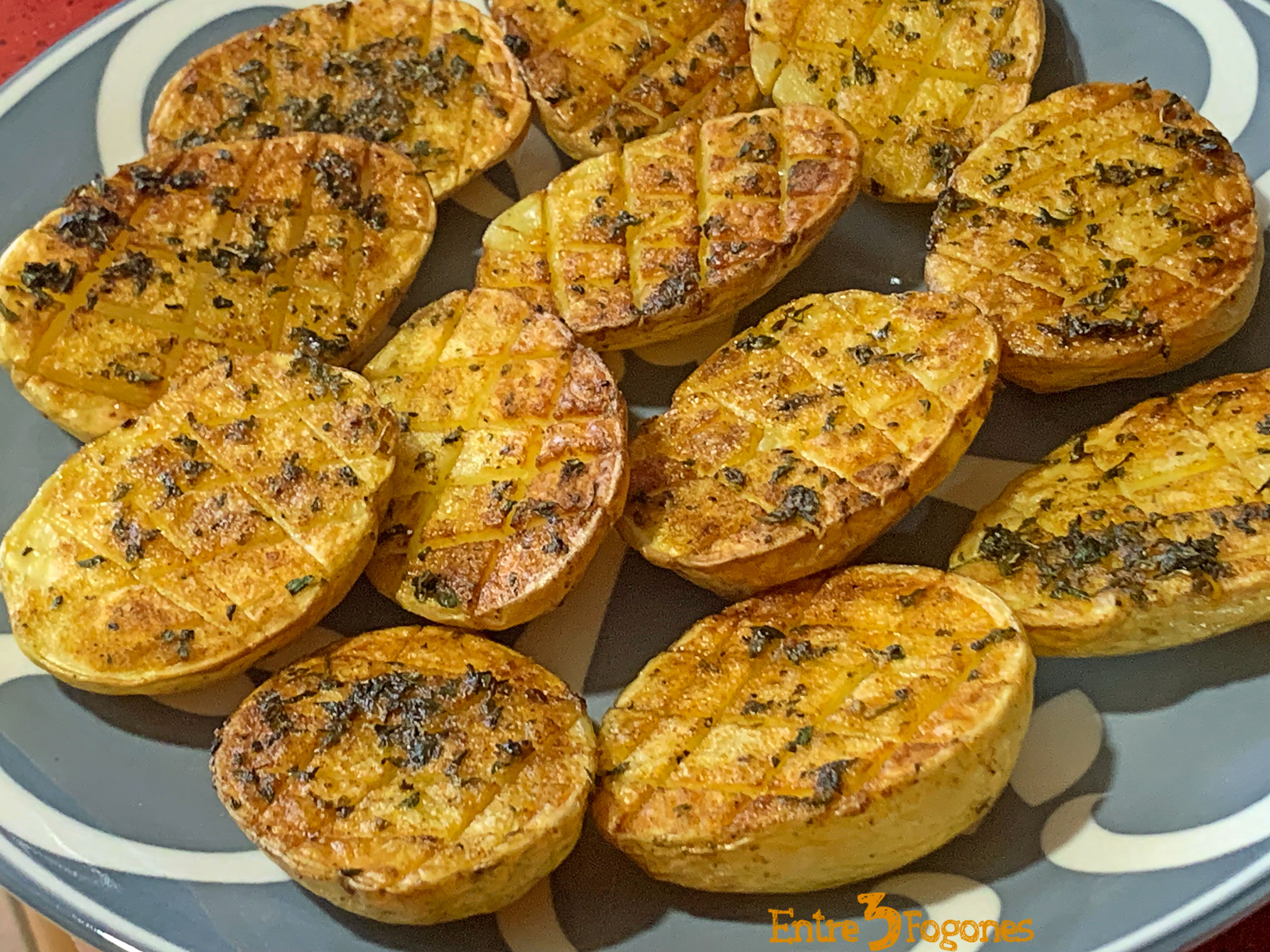 Cascos de Patatas en Freidora de Aire Cascos de Patatas en Freidora de Aire