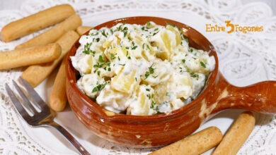 Patatas con Alioli sin Huevo