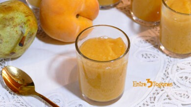 Compota de Manzana con Pera y Melocotón en Freidora de Aire