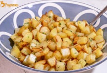 Dados de Patatas Fritas en Freidora de Aire