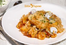 Arroz de Bacalao Fresco con Coliflor y Almejas