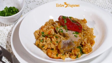 Arroz con Gambones y Ventresca de Atún