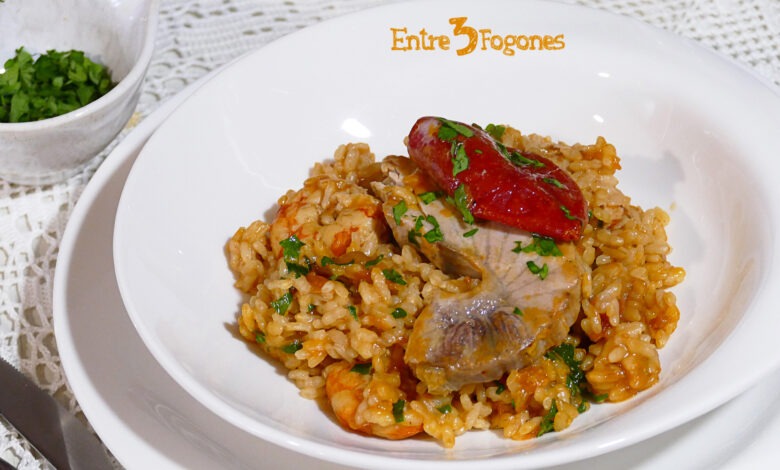 Arroz con Gambones y Ventresca de Atún