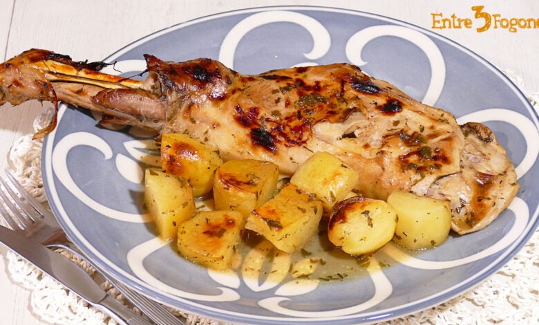 Paletillas de Cordero Lechal al Horno con Patatas