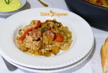 Arroz con Verduras y Chorizo Criollo