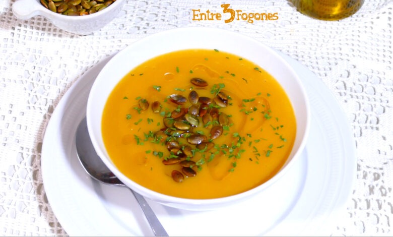 Crema de Calabaza y Castañas en Cook Expert Magimix