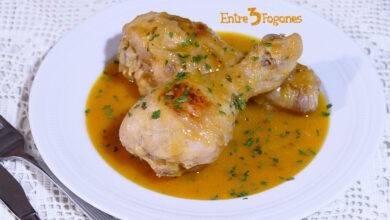Jamoncitos de Pollo a la Naranja y Miel