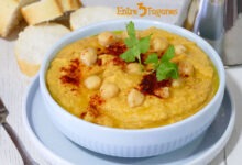 Hummus de Garbanzos con Tahini Casero en Thermomix